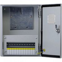 Распределительный шкаф PROxima, мод., IP54, навесной, сталь, серая дверь |  код. mb54-3m |  EKF